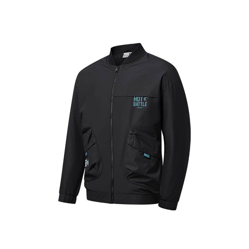 乔丹羽绒服男短款潮流棒球领