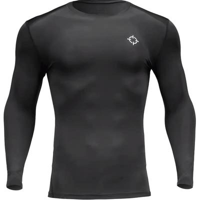 准者长袖紧身衣透气健身衣