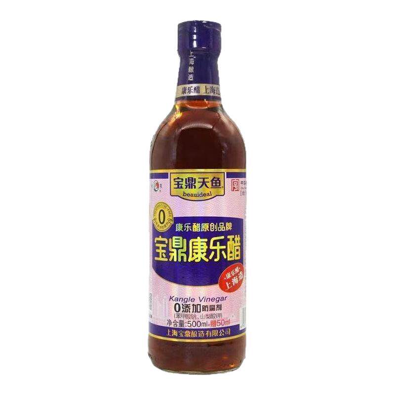 宝鼎康乐醋500ml玻璃瓶蘸拌蒸饺