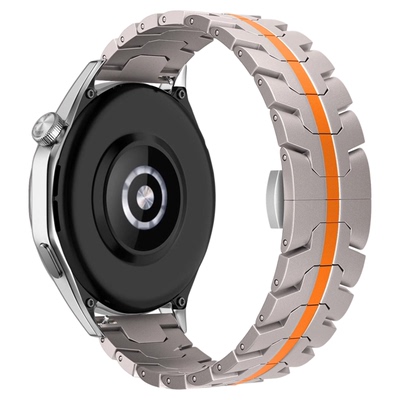 GT5Pro纯钛金属表带高级男钢带