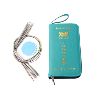 三燕牌不锈钢环形针全套装打袖子织毛衣针毛线针手工编织棒针工具