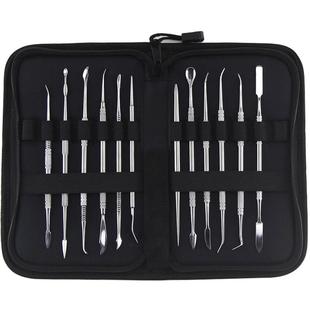 精钢泥塑工具不锈钢泥塑刀刻刀精雕油泥Sculpey美国土手办雕塑