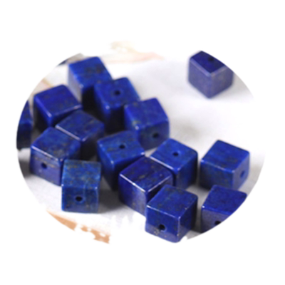 天然青金石方糖散珠男女士手串