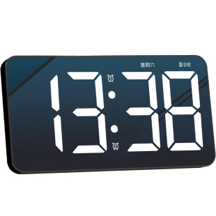 电子闹钟挂墙时间大数字显示器台式桌面时钟钟表客厅2025新款智能
