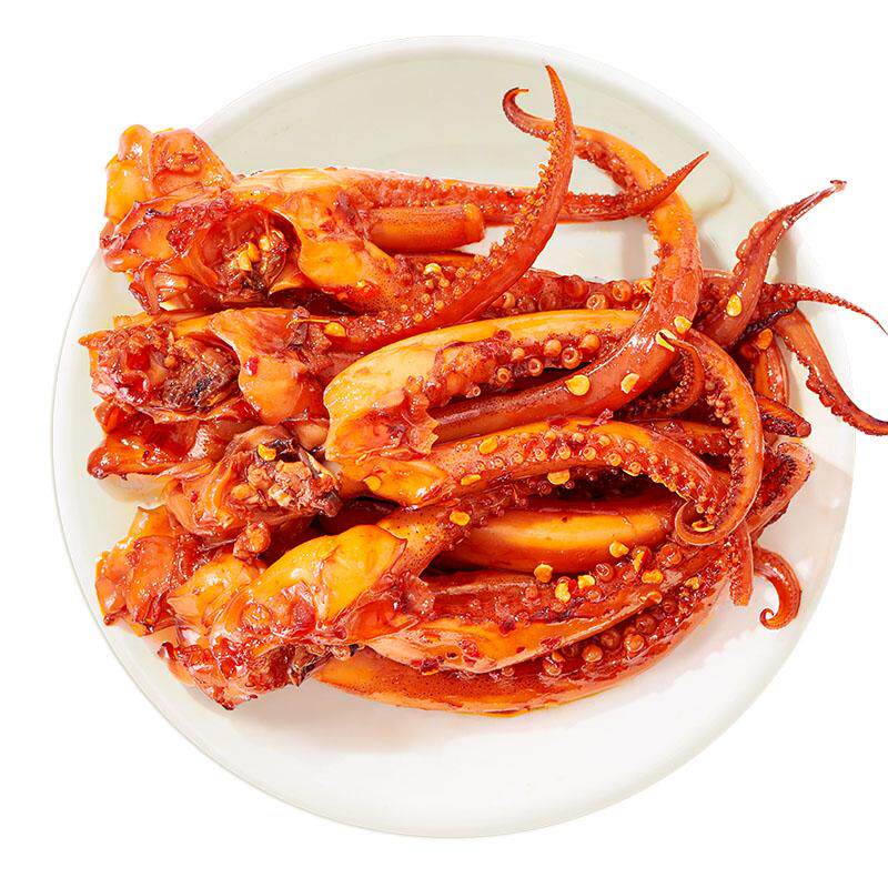 来伊份即食香辣鱿鱼须