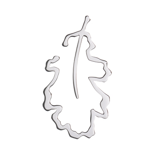 DY橡树叶高级感耳夹耳挂女无耳洞小众设计师耳饰个性设计感纯银男