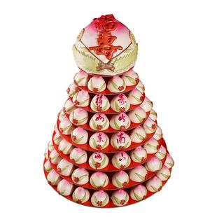 美联升寿桃馒头老人生日蛋糕祝寿贺寿高层大寿桃包传统手工糕点