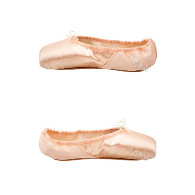 capezio卡培娇粉色缎面芭蕾舞鞋
