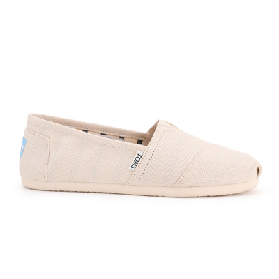 TOMS帆船款一脚蹬情侣帆布鞋