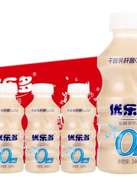 优乐多乳酸菌即饮340ml*12瓶