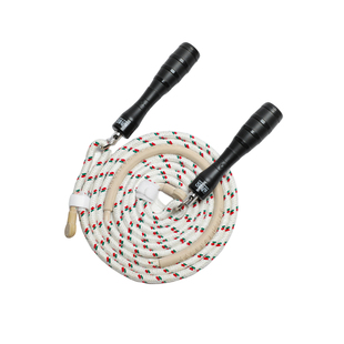 中考专用跳绳上海西安8号棉纱绳初中生体测小学生体育6毫米棉绳