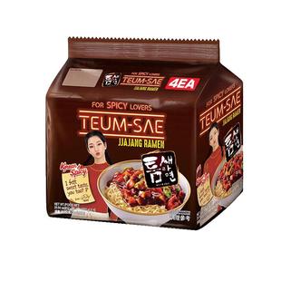 韩国进口八道极地辣味炸酱面辣拌面韩式正宗速食方便面袋装拉泡面