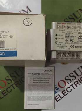 Omron S82K05024 Power Supply In 100240vac Out 24vdc 2.1Amp F