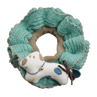 韩系玩偶针织毛线大肠发圈女慵懒风丸子头绳后脑子扎头发绳秋冬