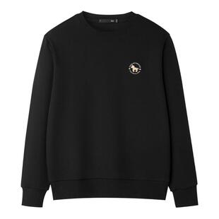 海澜之家马年贺岁衣服卫衣男士款加厚2026新款无帽本命年红色上衣