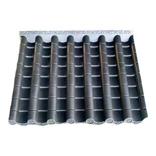 增韧款中式仿古一体塑料小青瓦树脂屋檐门头装饰不易碎更耐用瓦片