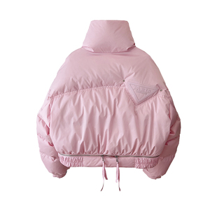 羽绒服女冬季2025新款小个子短款设计感小众时尚洋气加厚立领外套