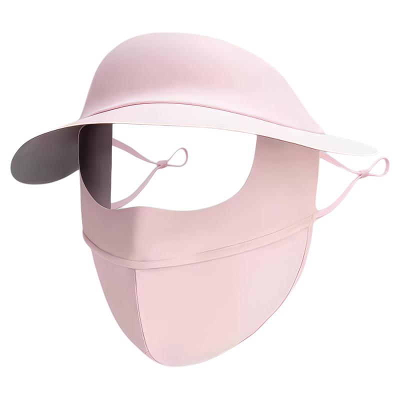 夏季冰丝防晒帽口罩一体遮阳帽女