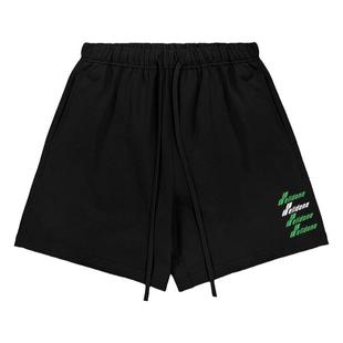WE11DONE KONNE短裤男夏季潮牌宽松休闲潮流运动沙滩裤五分裤子