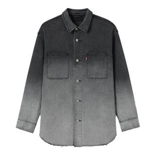 商场同款Levi's李维斯男士美式复古vintage渐变牛仔外套0017C