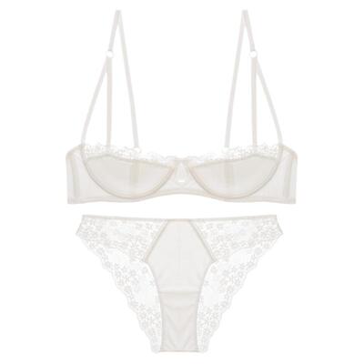 维多利亚性感半杯夏季薄款内衣