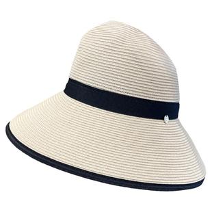 草编大檐渔夫帽子女款2026新款夏季透气防晒遮阳时尚百搭太阳帽潮