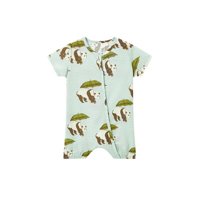 Milkbarn婴儿短袖连体衣服