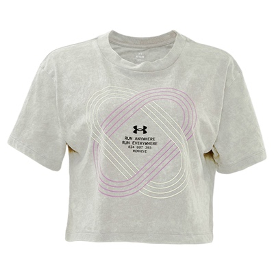 安德玛女子运动短袖T恤