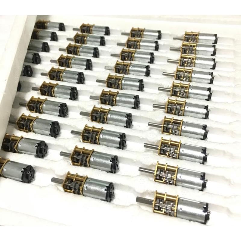 JGA12-N20直流减速电机1:1000大速比低转速小马达3V6V12V大扭力