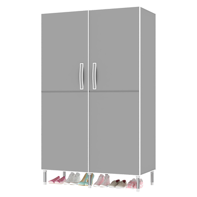 开门式加粗加固结实耐用简易衣柜