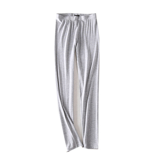 柔软打底裤女士夏季灰黑色大码薄款外穿春显瘦棉糖果色九分长裤