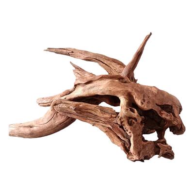 40cm以内拱桥型天然紫柚鱼缸造景