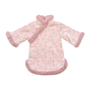 儿童旗袍2025新品冬季女宝汉服连衣裙中国风童装女童长袖拜年服