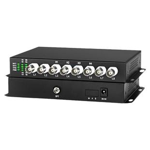 阿卡斯16路8路同轴高清光端机32/4路消防水炮视频转光纤收发器960P/1080P兼容雄迈海康大华CVI/TVI/AHD光端机