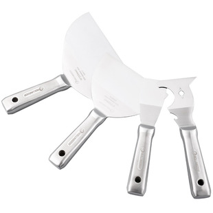 滚动狗不锈钢一体油灰刀铲刀刮刀批灰刮腻子工具加厚清洁刀刮灰刀