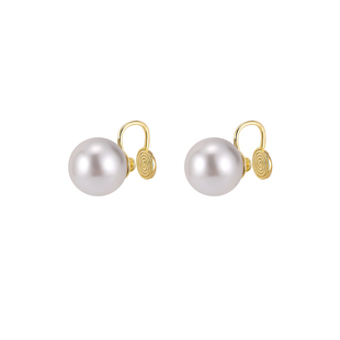 施家珍珠耳夹无耳洞女蚊香盘2026新款轻奢气质小众高级感无痛耳饰