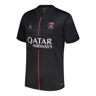 大巴黎圣日耳曼25/26赛季第四客场男子球迷版短袖T恤速干球衣PSG