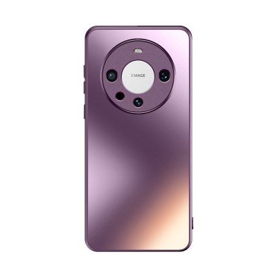 适用华为mate60手机壳磨砂防摔