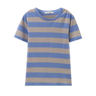 2026夏季新款短轴衣服女纯棉宽松显瘦遮肚短袖t恤女上衣中年妈妈