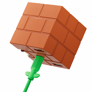 POWKONG砖块2代switch扩展坞便携拓展坞笔记本投屏充电器转接头扩展器数据线连接器