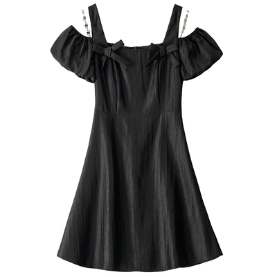 BANANABABY吊带露肩连衣裙