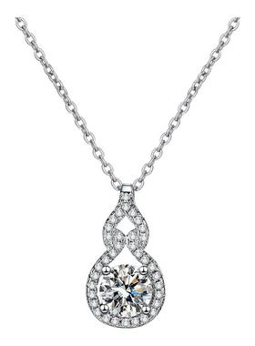 道家福禄莫桑石葫芦项链