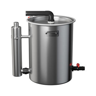 鱼池过滤器水池过滤净化装置水循环系统室外养鱼不锈钢净水过滤桶