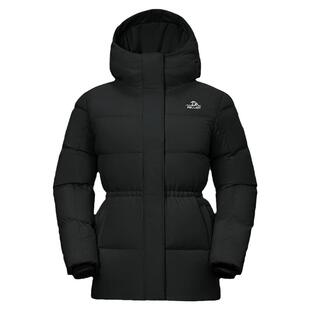 伯希和户外鹅绒服女800蓬冬季加厚保暖防钻绒收腰显瘦连帽羽绒服