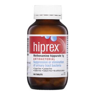 新西兰药房HIPREX尿道感染缓解马尿酸盐片100粒妇科感染尿频尿急