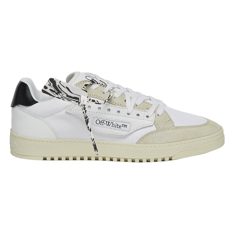 OFF-WHITE New Simple男士白色复古 5.0低帮运动鞋