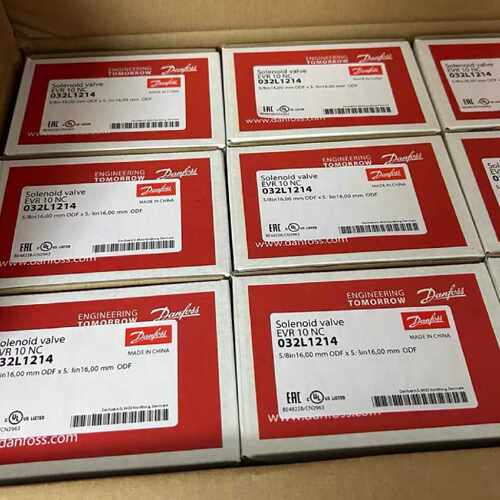 议价丹佛斯电磁阀EVR10 16接口原装进口 032L1214/032L1217 全新