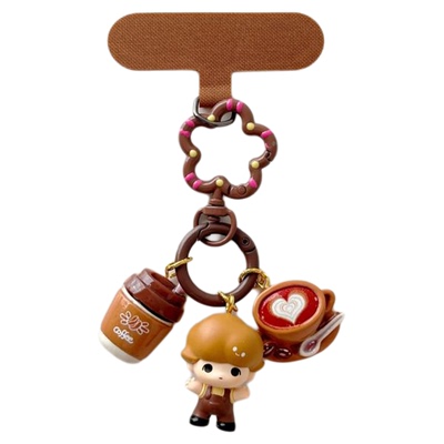 泡泡玛特拉布布萌粒挂件通用手机壳包包汽车钥匙扣耳机u盘挂饰链女高端个性潮牌sp挂绳闺蜜礼物可爱卡通重工