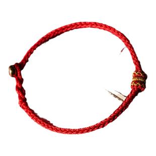 故宫文创宫里的世界上岸手链学生莲花本命年红绳马年平安生日礼物