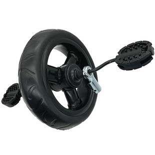 儿童车配件轮子三轮车小孩子宝宝推车自行脚踏车后轮胎发泡轮前轮